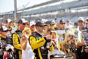 Menard wins at Indy