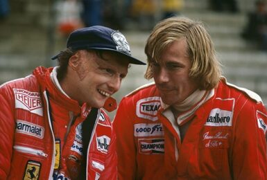 Hunt and Lauda at Fuji, 1976