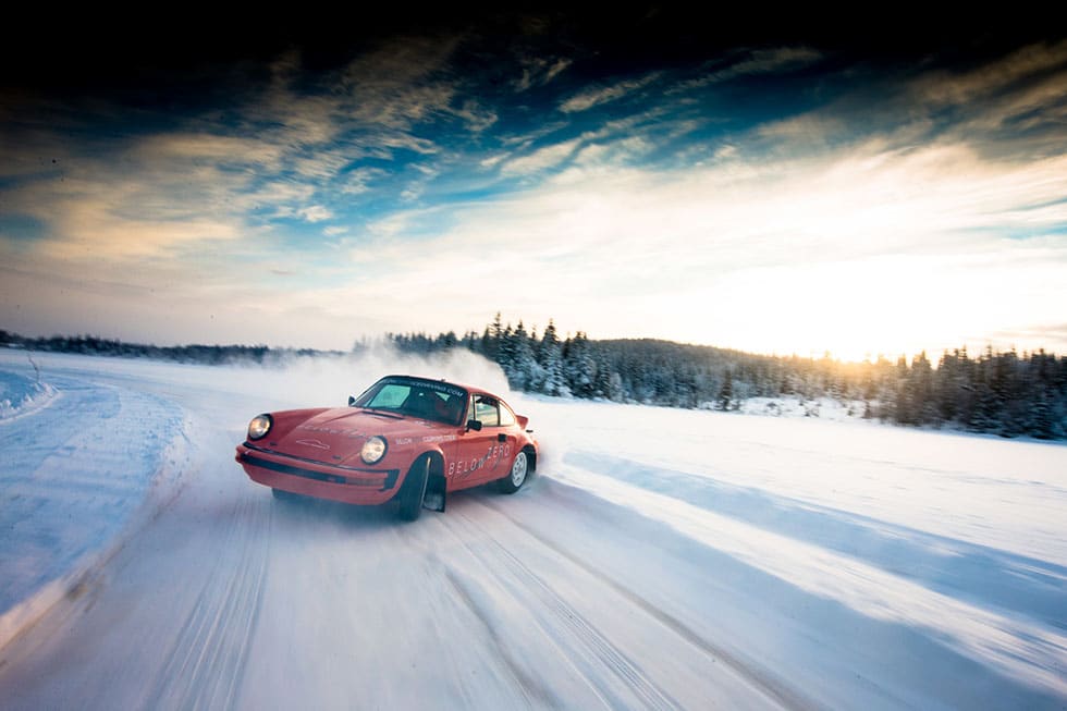 Tuthill Porsche Below Zero ice driving