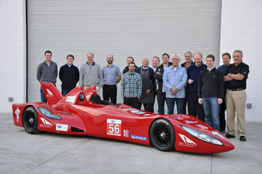 Delta Wing race car takes shape