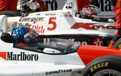 Fittipaldi and Mansell, Cosworth and Head
