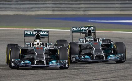 Team-mates battling in Bahrain