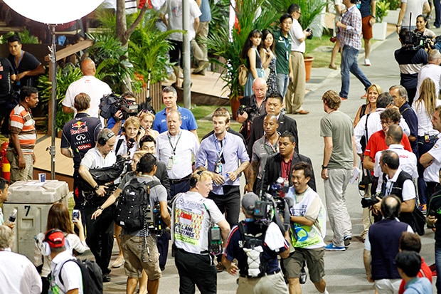 Paddock talk in Singapore