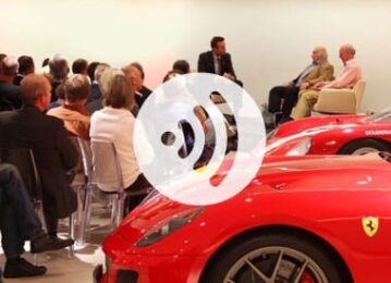 Ferrari evening with Piper and Attwood