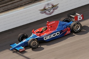 Tracy sets the pace at Indianapolis