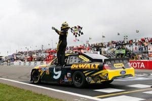 Ambrose celebrates breakthrough win