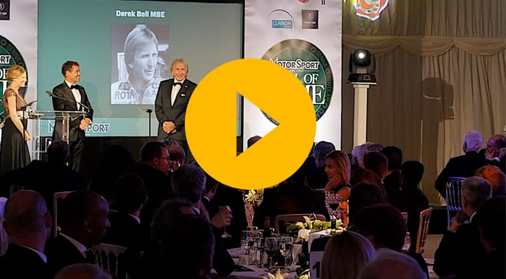 Derek Bell inducted into the Motor Sport Hall of Fame