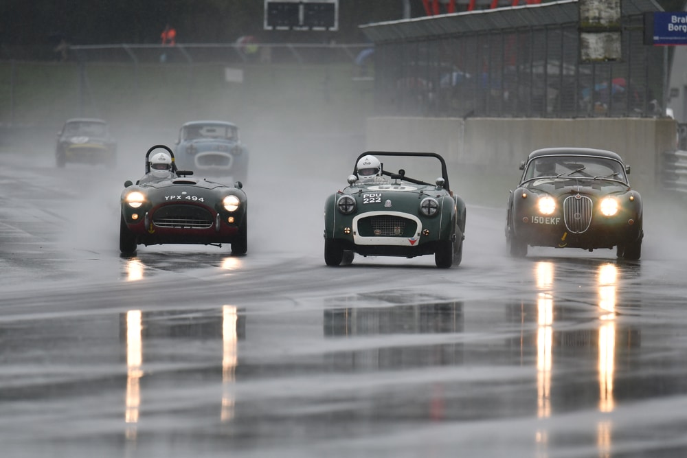 Rain hits Castle Combe Autumn Classic