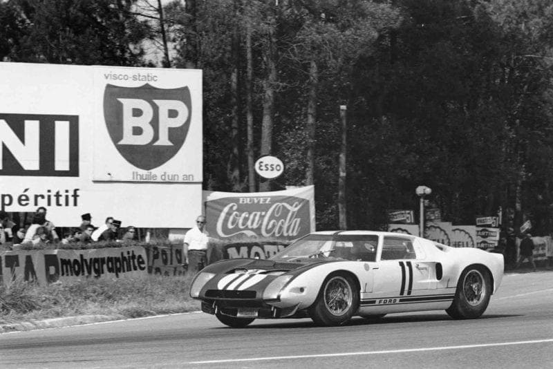 Le Mans, France. 20th - 21st June 1964. Richie Ginther/Masten Gregory (Ford GT40).
