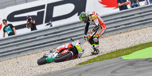 One MotoGP season – more than a thousand crashes