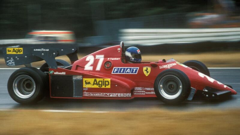 Ferrari F1 driver Patrick Tambay 1983