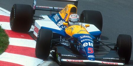 Williams FW14B to go on display at the Hall of Fame