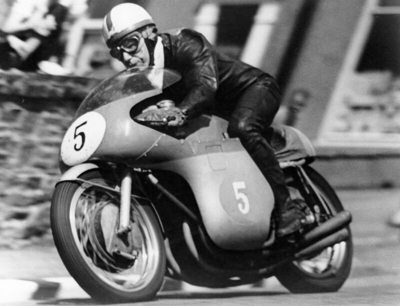 John Surtees in the 1969 Isle of Man Junior TT