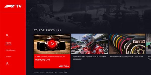 Liberty launches F1 TV