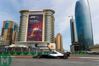 The picture after Azerbaijan GP practice