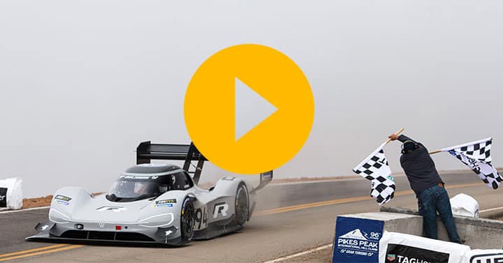 Watch: Volkswagen sets new Pikes Peak record…