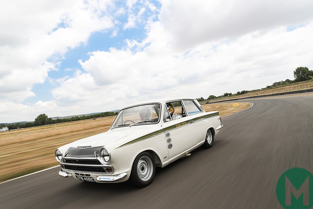 Gallery: Seb and Andy Priaulx drive an ex-Jim Clark Lotus Cortina ...