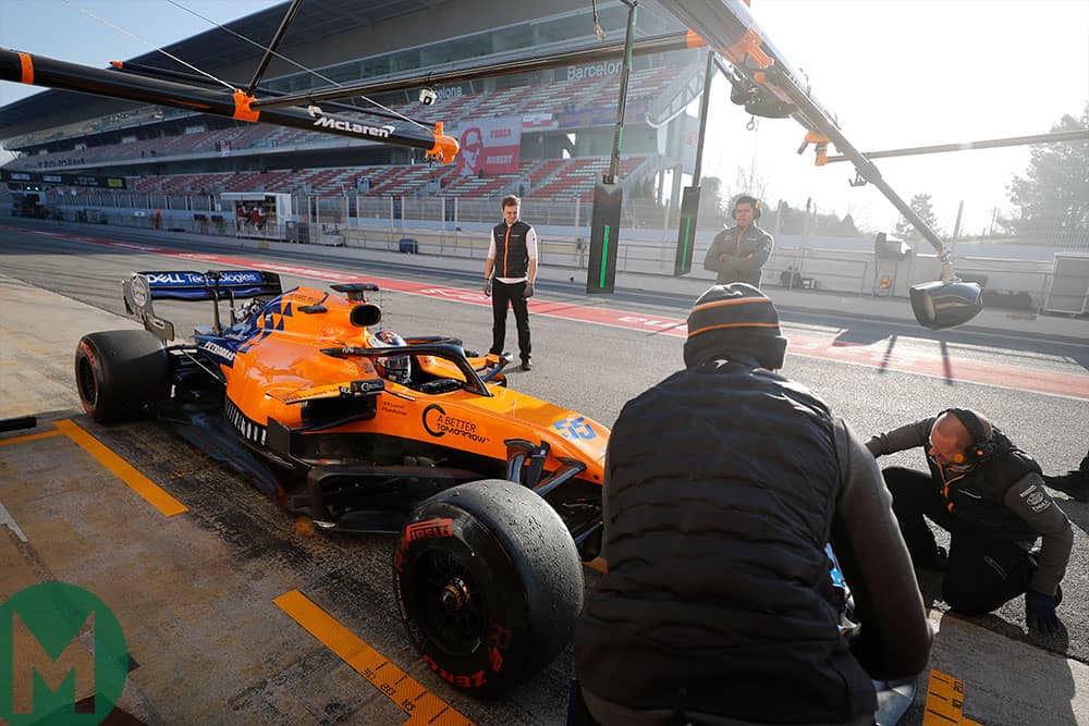 Sainz puts McLaren on top again in second F1 test | Motor Sport Magazine