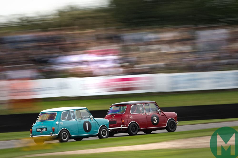 Minis at the Goodwood Members' Meeting