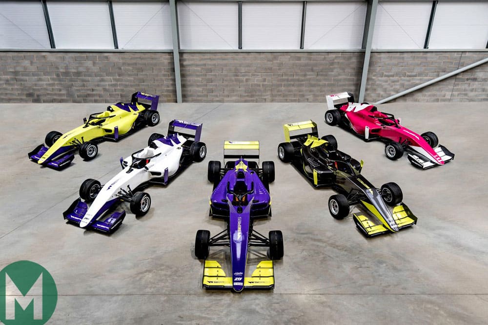 W Series Tatuus F3 cars