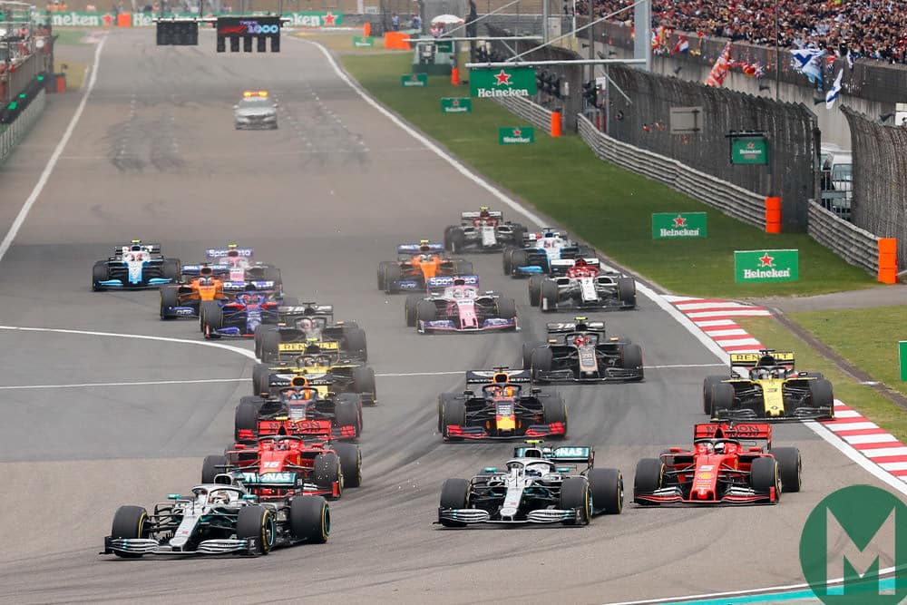 2019 Chinese Grand Prix start