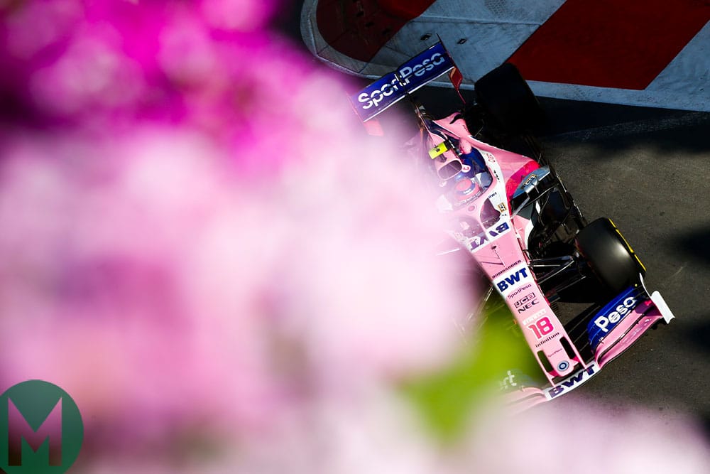 2019 F1 Azerbaijan Lance Stroll racing point