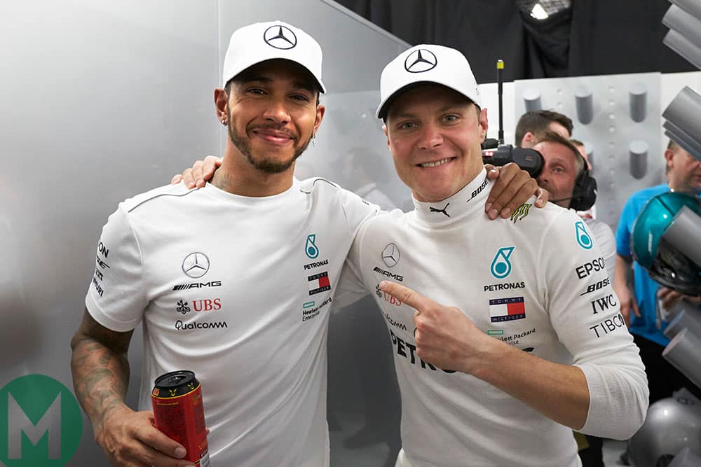 Lewis Hamilton and Valtteri Bottas