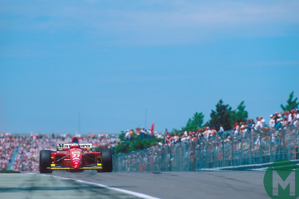 1995 Canadian Grand Prix, Jean Alesi 1st place.
