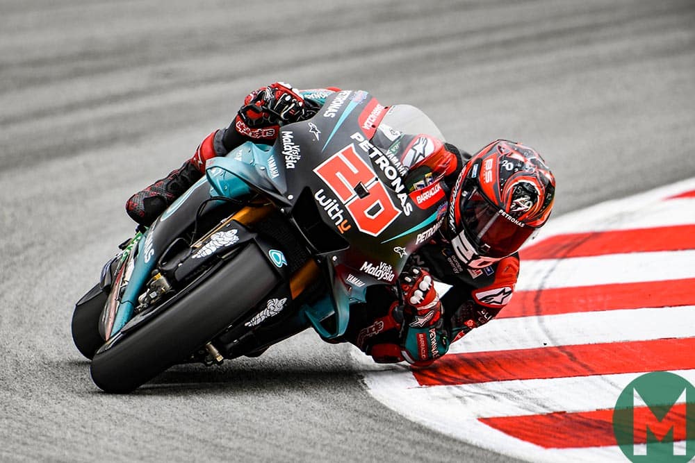 Fabio Quartararo at the 2019 MotoGP Catalan Grand Prix