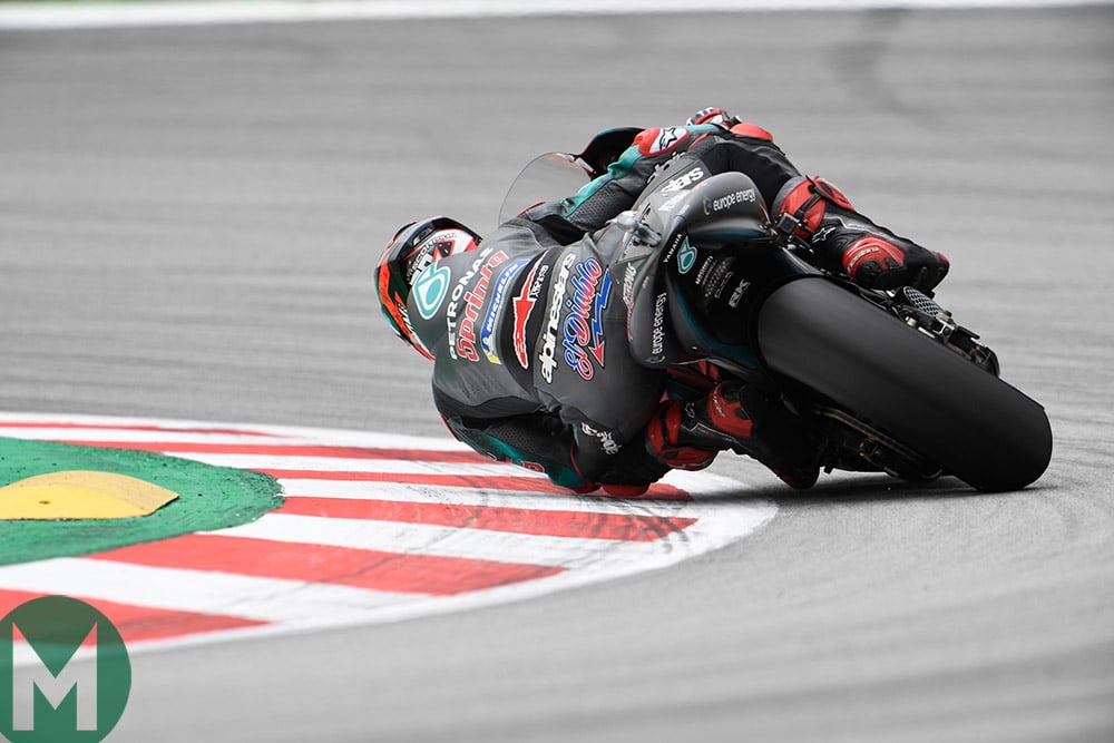 Fabio Quartararo on the PETRONAS Yamaha SRT