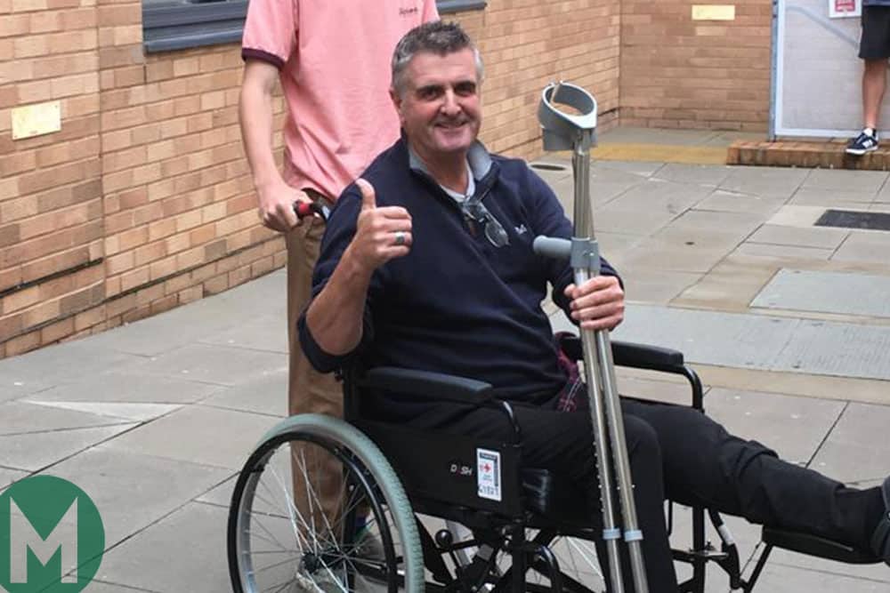 "I will fight it" Martin Donnelly determined to make his latest recovery