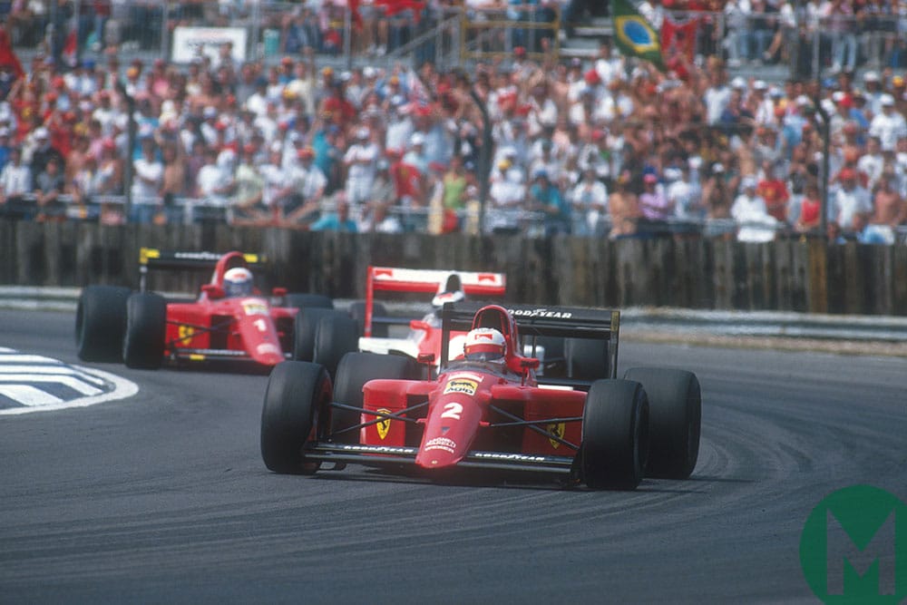 Nigel Mansell (briefly) retired after failing to win the 1990 British Grand Prix