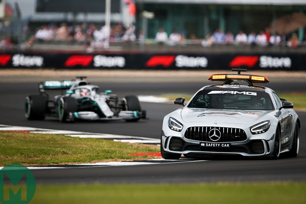 Safety car at the 2019 British Grand Prix