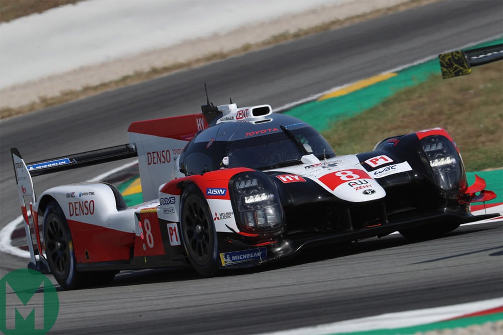 Toyota's TS050 testing at the Circuit de Catalunya