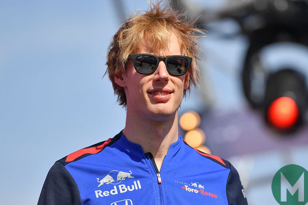 Brendon Hartley at the 2018 Abu Dhabi Grand Prix