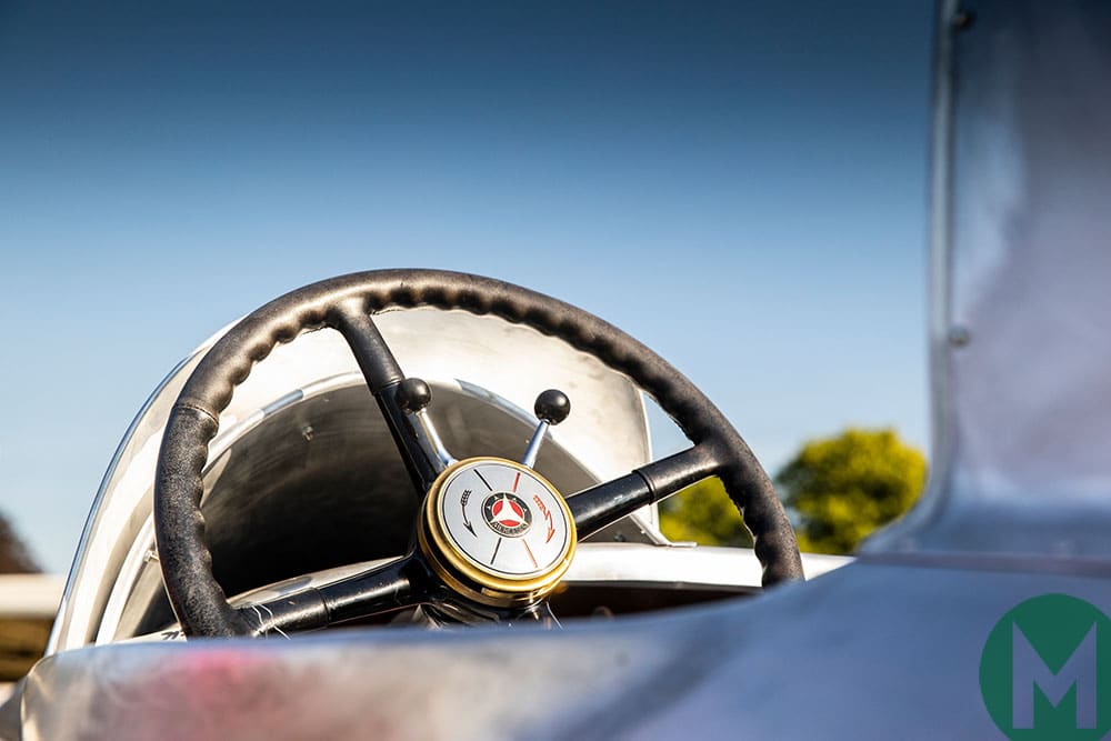 The SSKL leads an array of famous Mercedes racer at this year's Pebble Beach event