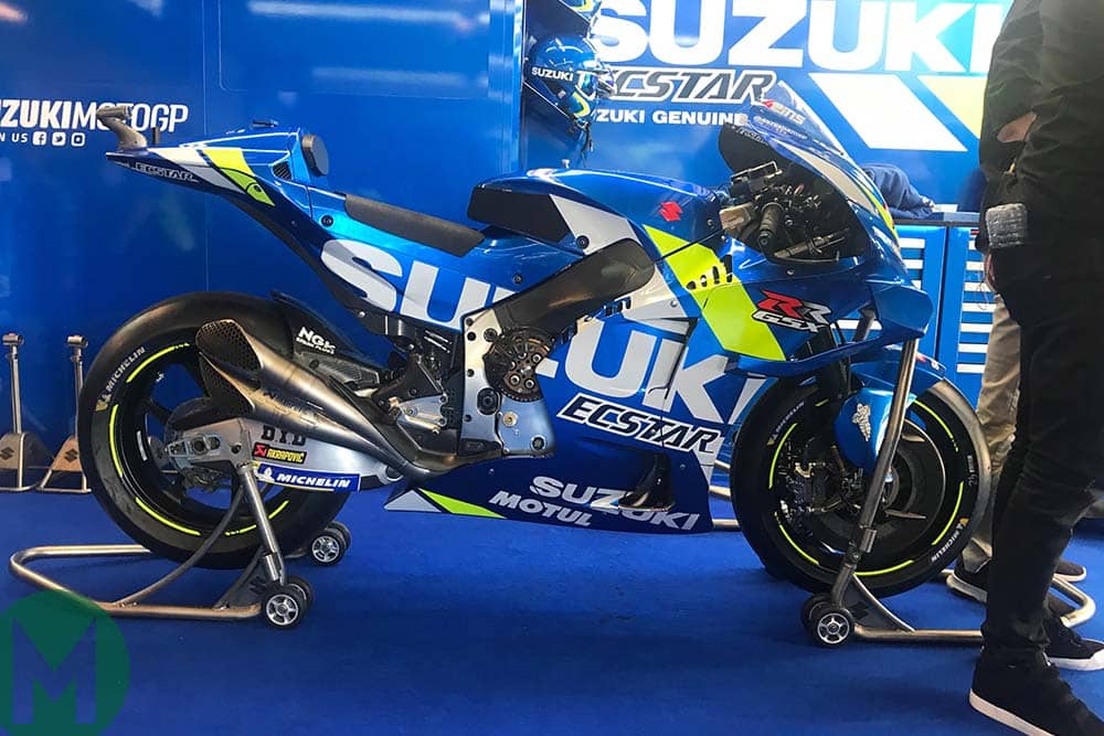 Alex Rins' GSX-RR at the 2019 MotoGP at COTA