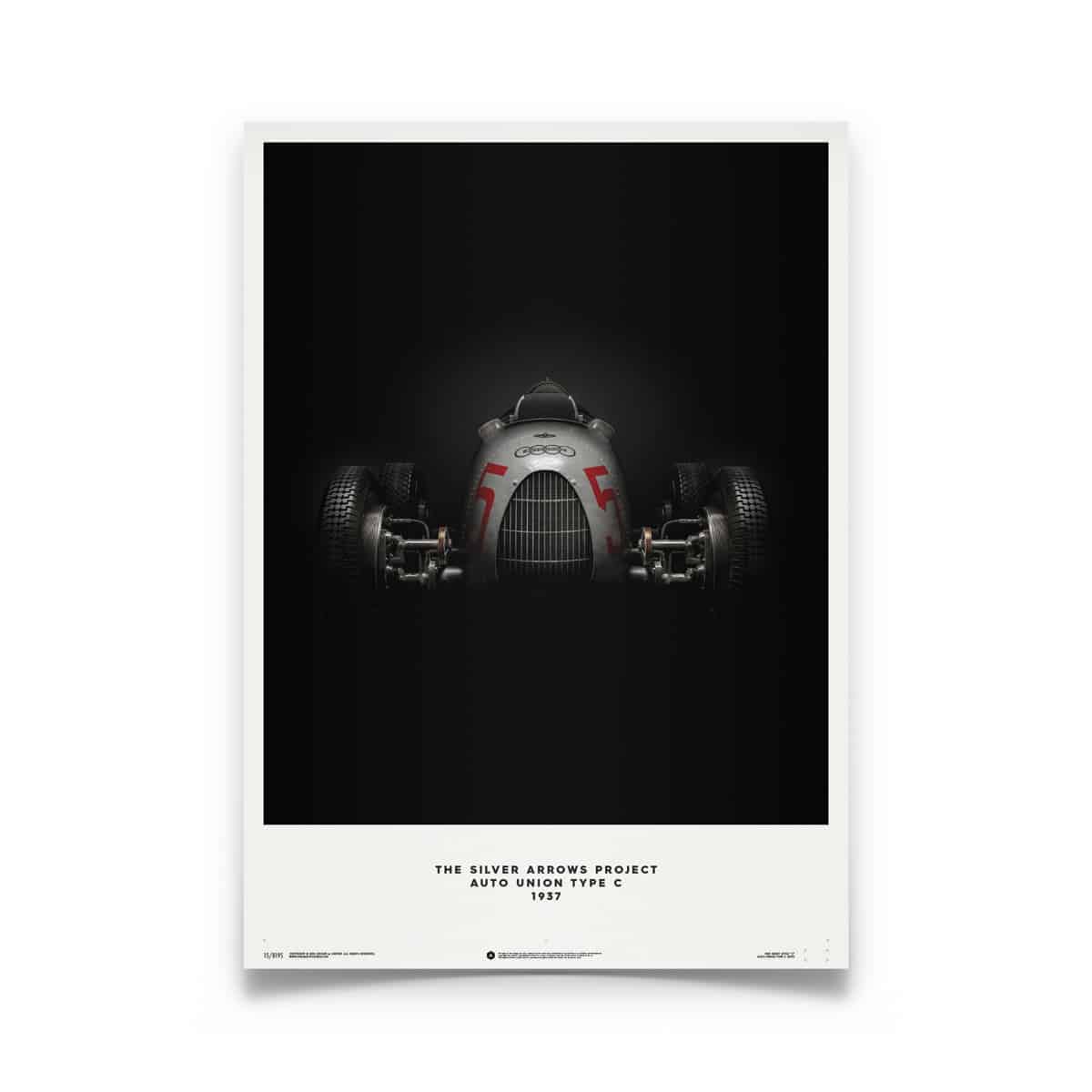 Bernd Rosemeyer – Auto Union Type C – 1937 | Automobilist | Limited Edition poster