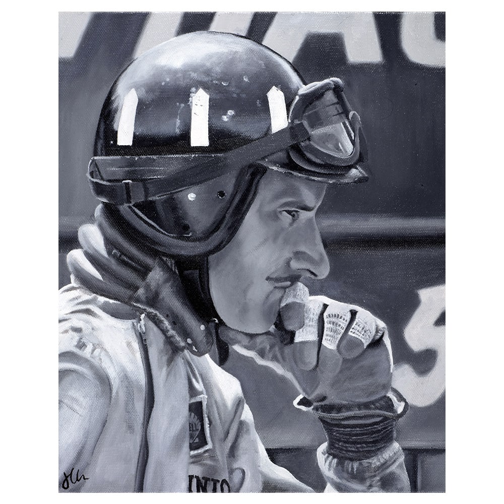 F1 | Graham Hill | oil painting | Limited Edition print