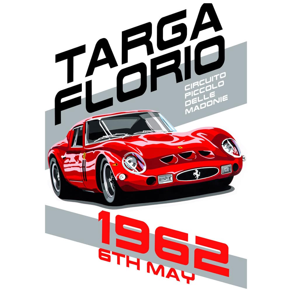 Ferrari 250 GTO - Targa Florio - 1962 | Joel Clark | poster