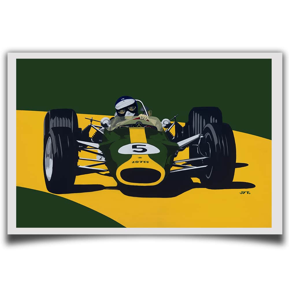 Jim | Jim Clark – Lotus 49 - 1967 | Jean-Yves Tabourot | Limited Edition print