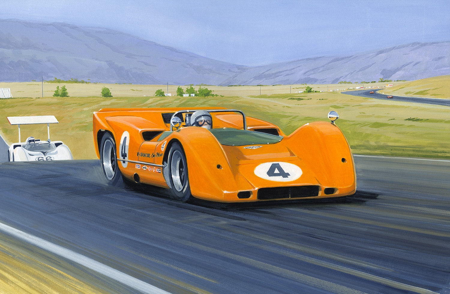 Bruce McLaren | McLaren M6A | Martin Tomlinson | Limited Edition print