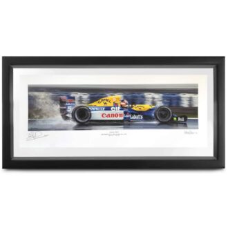 Product image for Champion Elect | Nigel Mansell - Williams FW14B - 1992 | signed Nigel Mansell | Limited Edition print