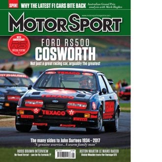 Product image for May 2017 | Ford RS500 Cosworth | Motor Sport Magazine