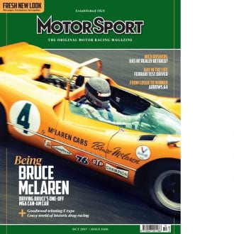 Product image for October 2017 | Being Bruce McLaren | Motor Sport Magazine