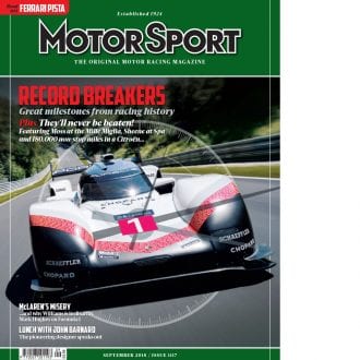 Product image for September 2018 | Record Breakers | Motor Sport Magazine