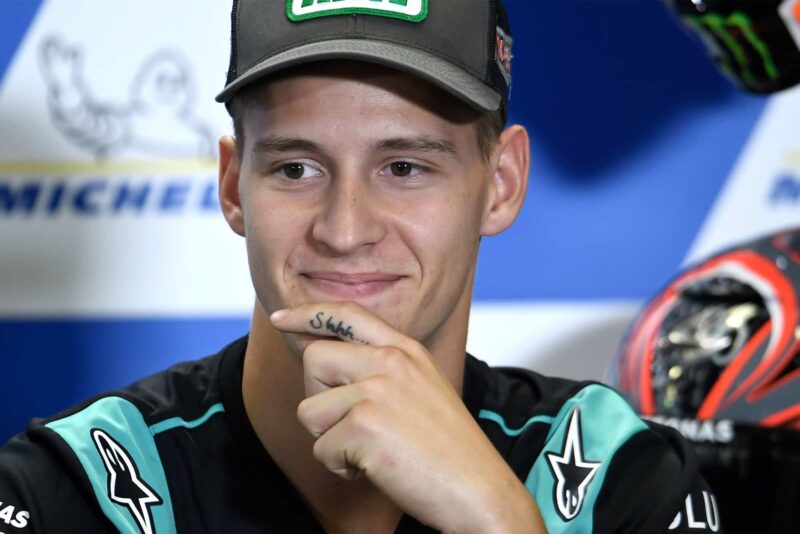 Fabio Quartararo ahead of the 2019 MotoGP Motegi race