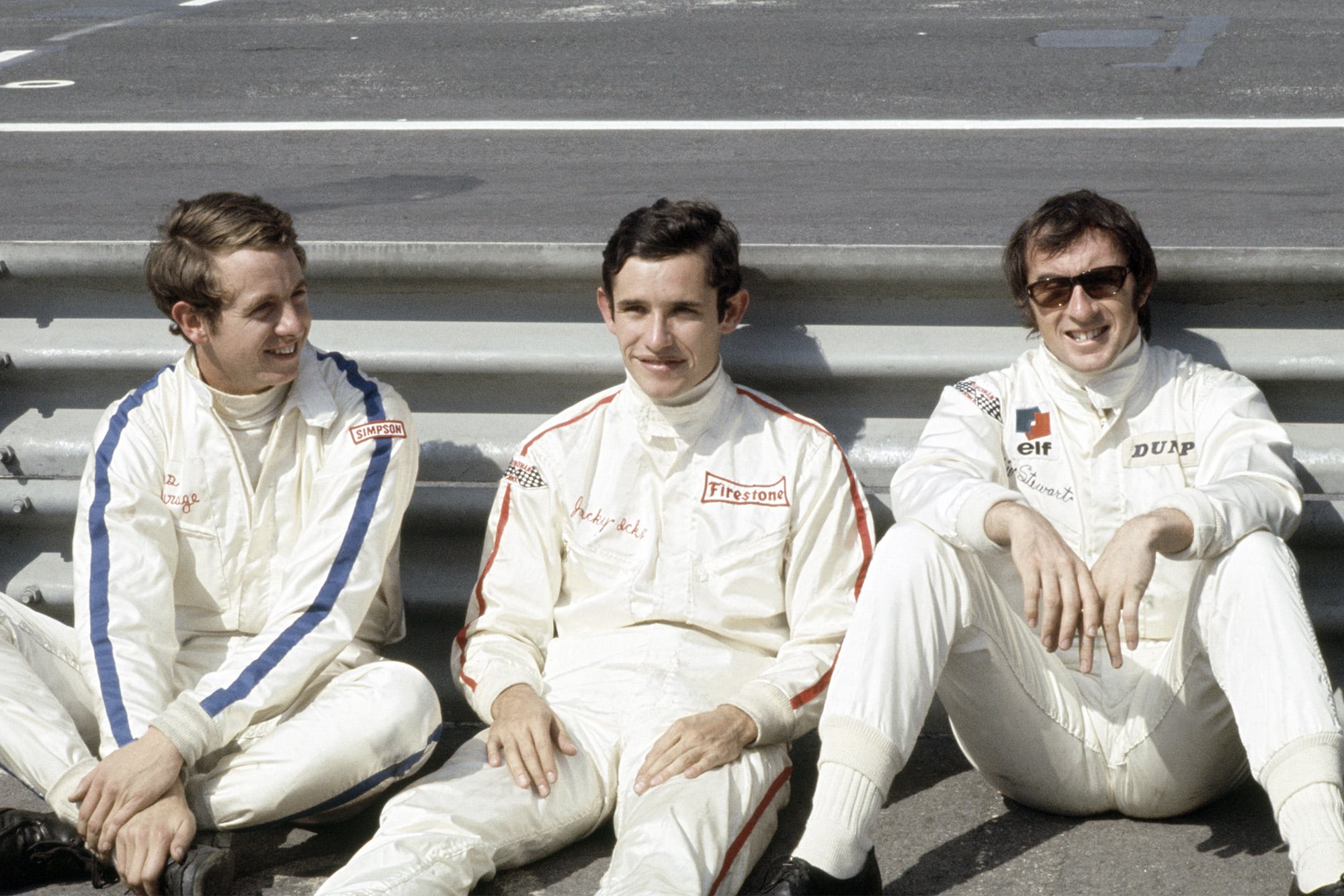 Piers Courage, Jacky Ickx and Jackie Stewart