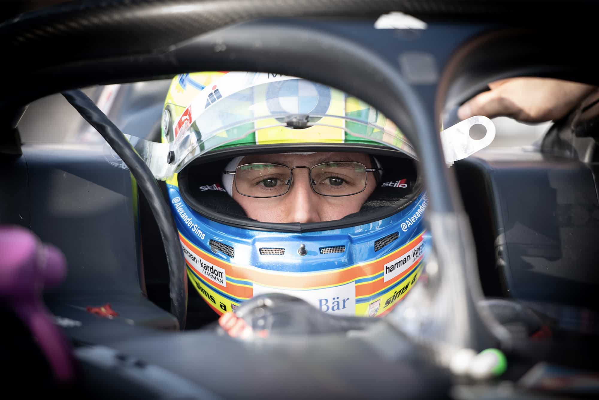 Alexander Sims during the 2019 Diriyah E-Prix