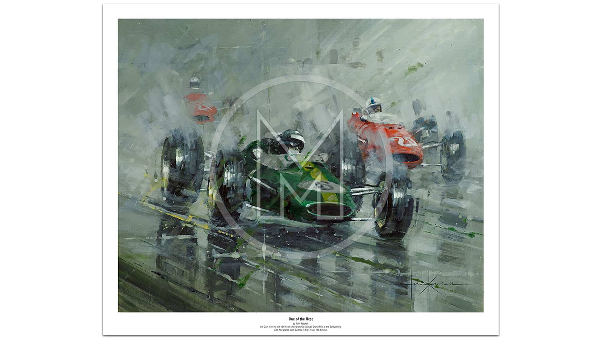 Jim Clark Lotus 33 poster